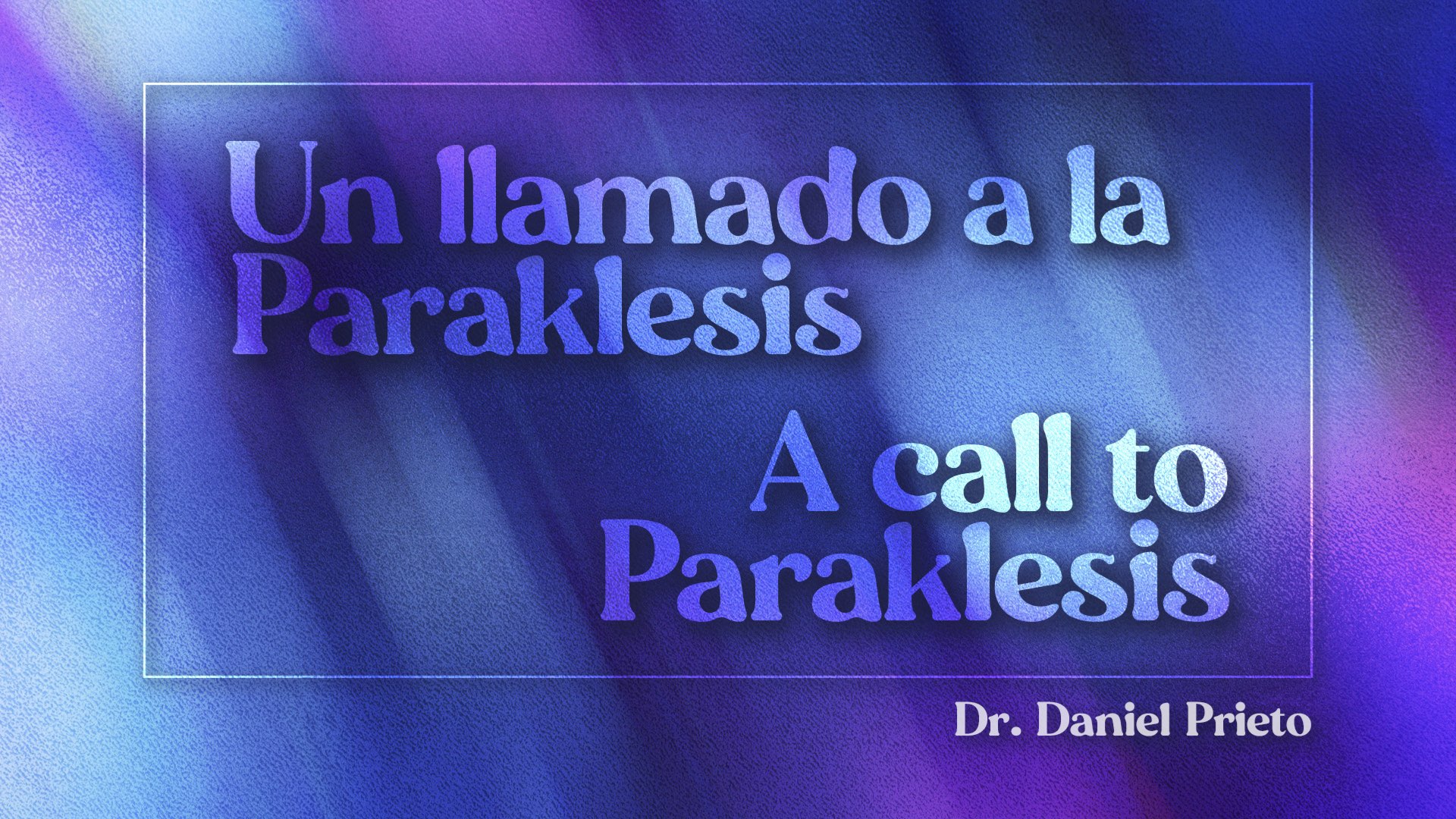 A Call to Paraklesis